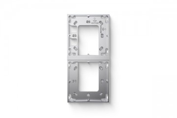 Loxone intercom montageframe dubbel zilver