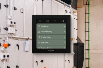 Loxone touch pure display co2 air7