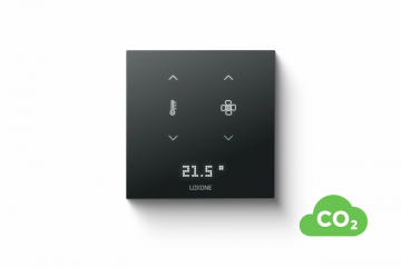 Loxone touch pure flex co2 air antraciet